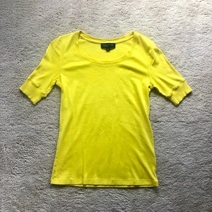 NWOT yellow top